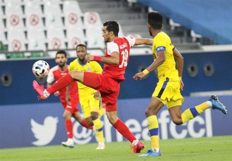 وحید امیری به عنوان بهترین بازیکن دیدار پرسپولیس-التعاون انتخاب شد