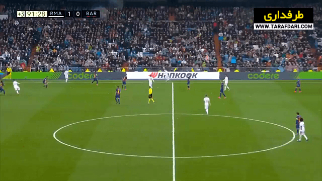 گل ماریانو دیاز به بارسلونا (رئال مادرید 2-0 بارسلونا)
