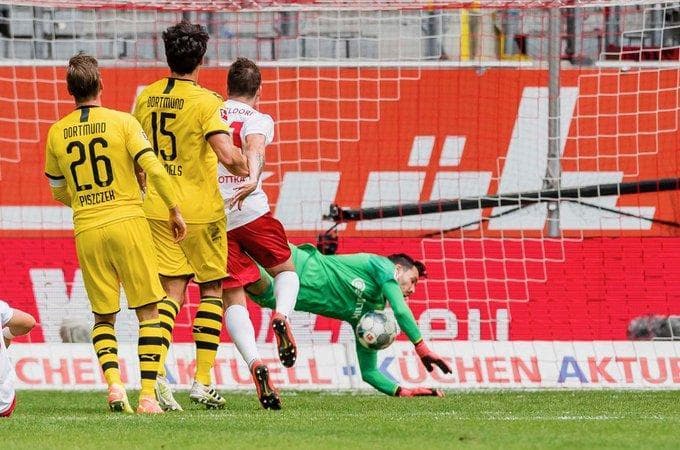 دوسلدورف 0-1 دورتموند؛ ارلینگ هالند در دقیقه 96 کار خودش را کرد