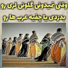 وقتی نمیدانی گلونی لری رو بدزدی یا چفیه عربی رو??
