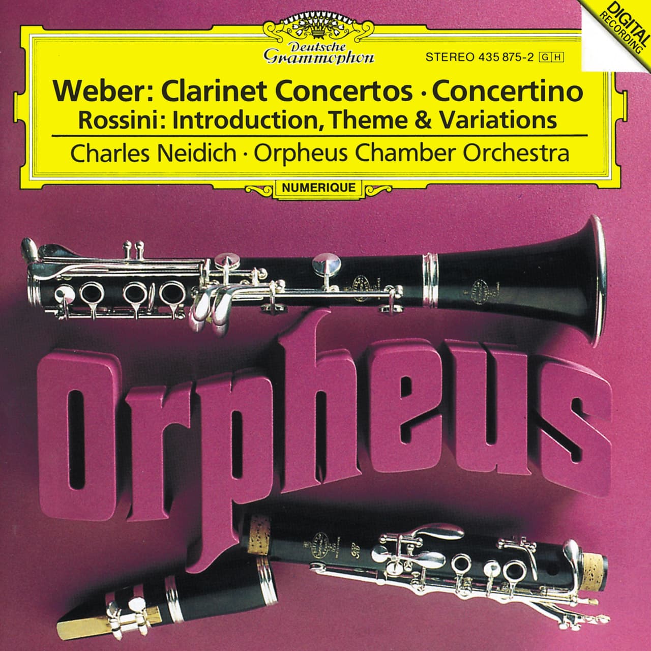 موسیقی کلاسیک: کنسرتو کلارینت شماره 1 از وبر -  Carl Maria von Weber - Clarinet Concerto No. 1 in F minor_ Op. 73- 1. Allegro