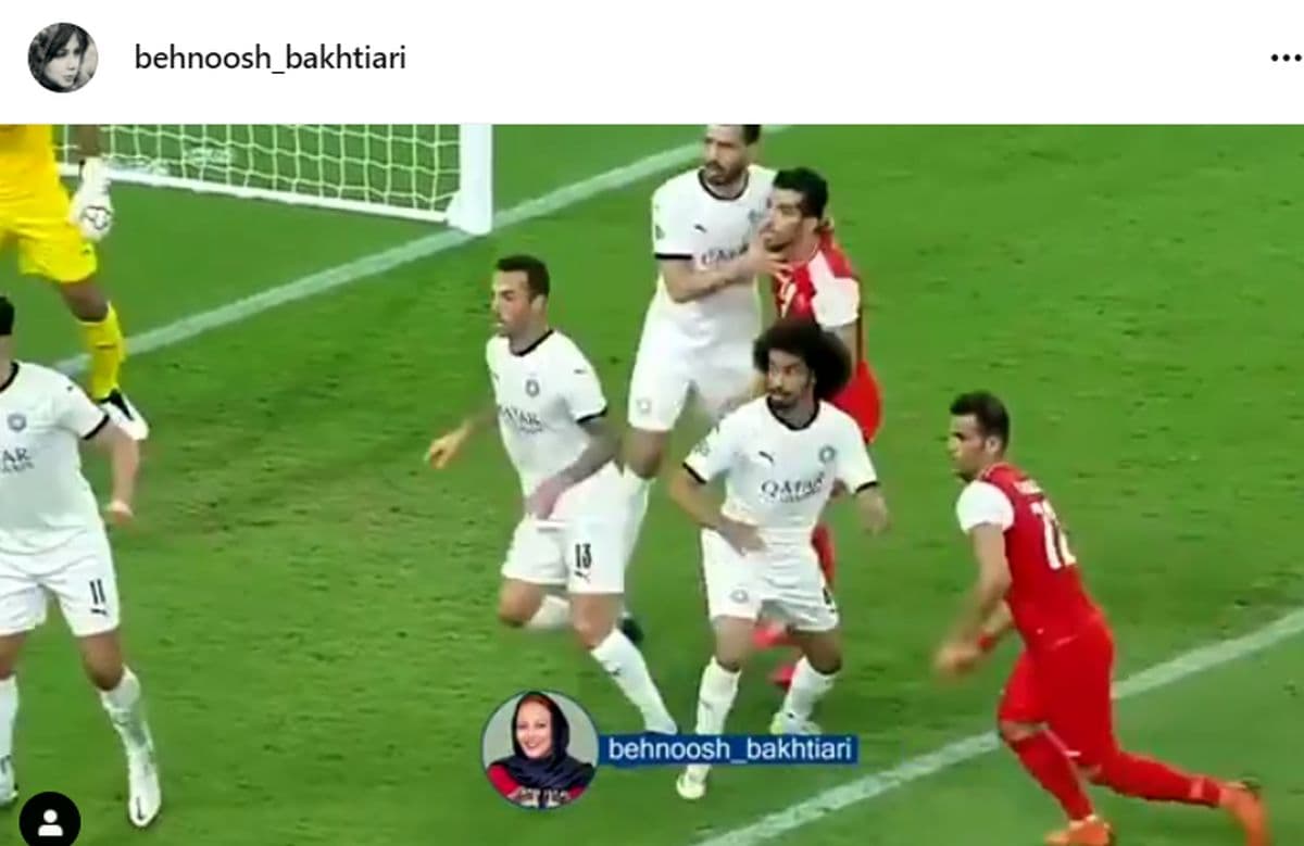بهنوش بختیاری در واکنش به بُرد پرسپولیس نوشت: جیگر مون حال اومد تبریک به همه ، یه شادی واقعی بعد از مدت ها دو تا به تیر، یکی به تور دم شون گرم با غیرت بازی کردن #ایران #پرسپولیس #عیسی_آل_کثیر