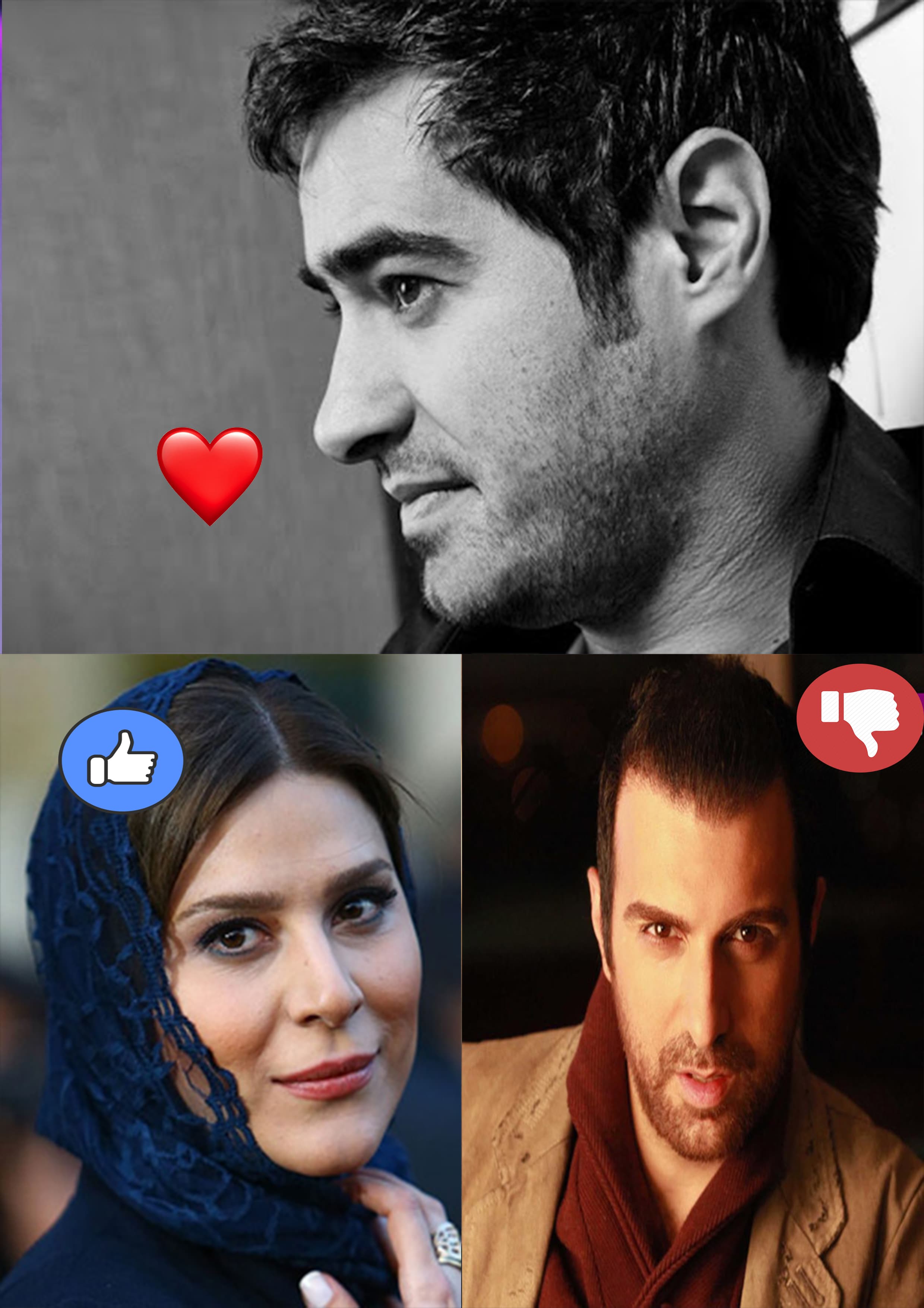 ???نظرسنجی اول امروز،محبوب ترین بازیگر ایرانی ❗❗?? 