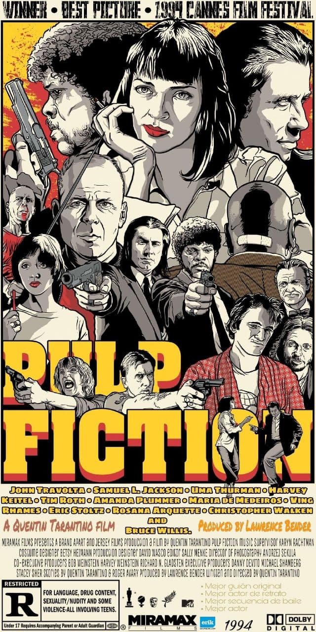 ? آرت ورکی از فیلم "Pulp Fiction"  