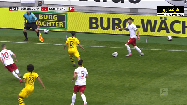 گل و خلاصه HD بازی دوسلدورف 0-1 دورتموند (بوندسلیگا آلمان - 2019/20)