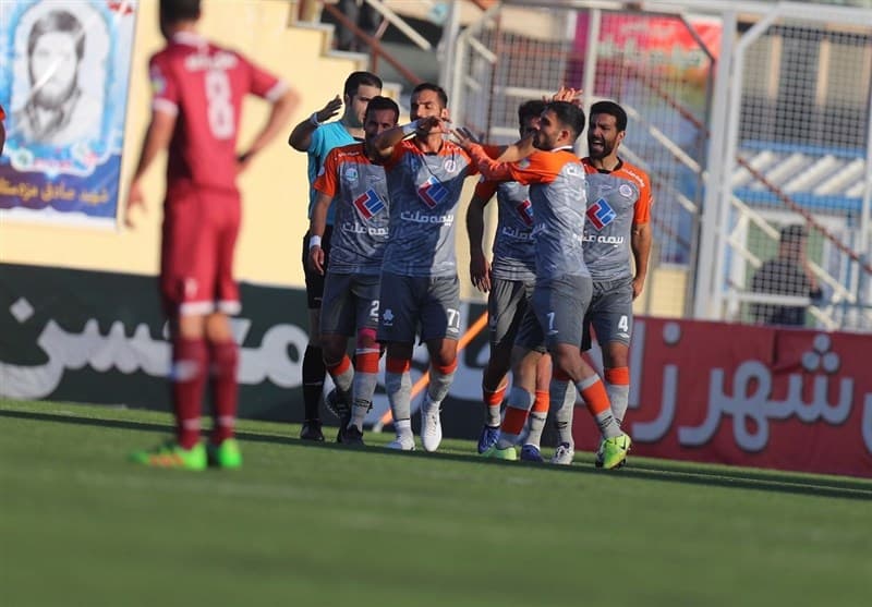 سایپا 1-1 نساجی/ تساوی دیدار دوستانه در ورزشگاه اکباتان