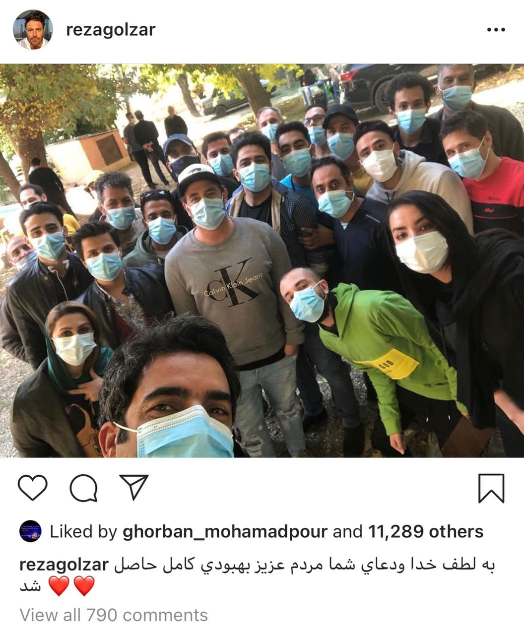 گلزار پس از شکست کرونا جلو دوربین رفت