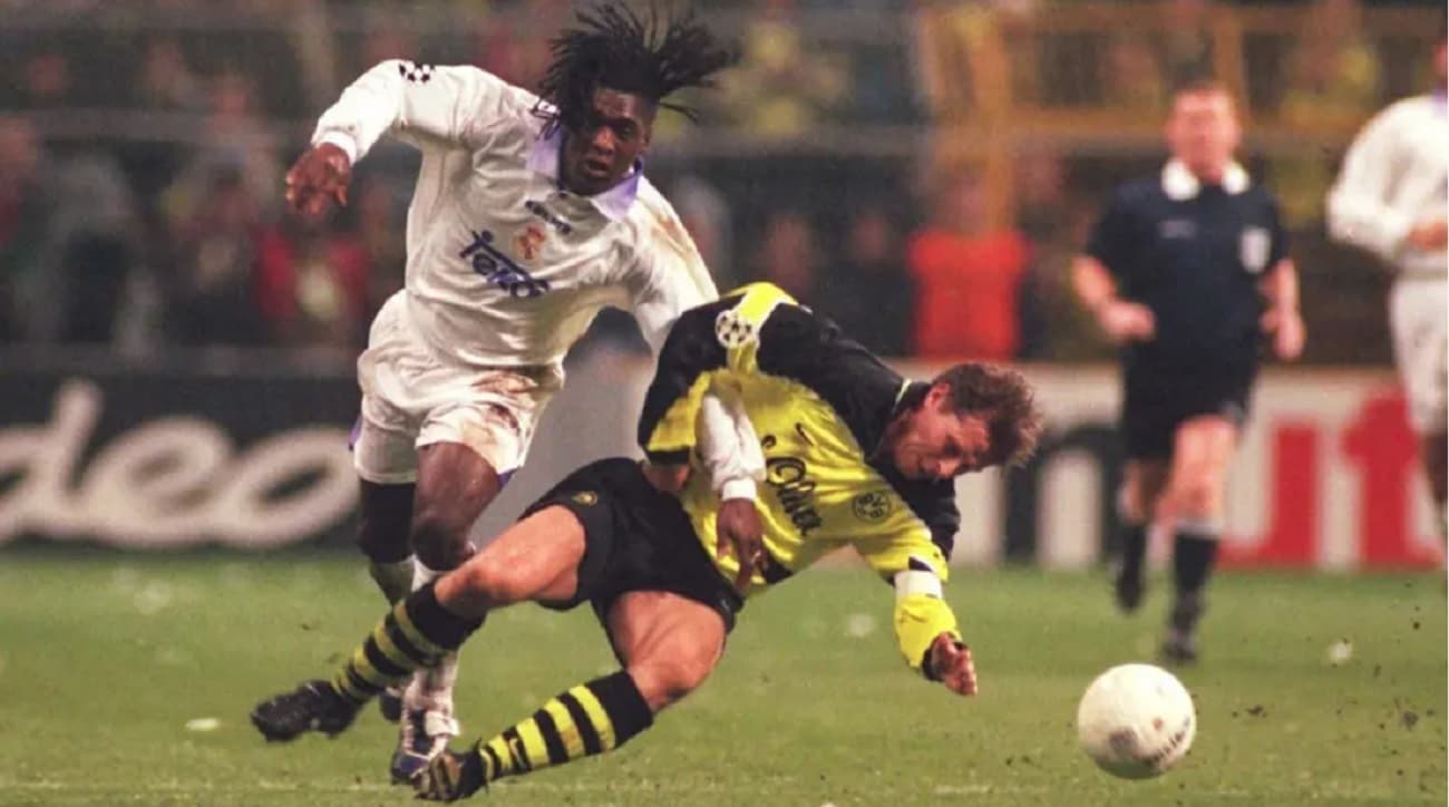 فول مچ کلاسیک؛ رئال مادرید 2-0 دورتموند (بازی رفت نیمه نهایی لیگ قهرمانان اروپا 1997/98)