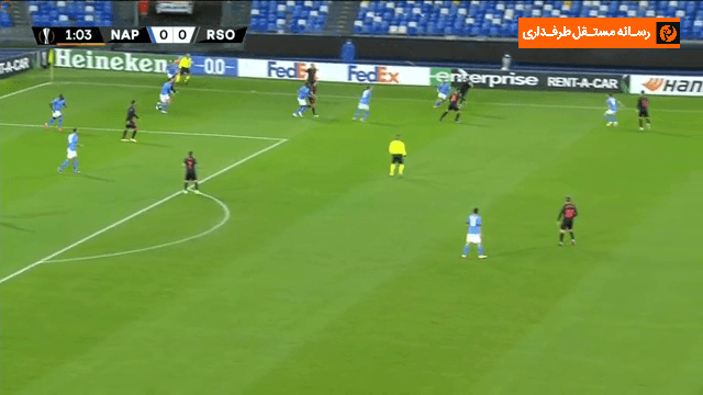 خلاصه بازی ناپولی 1-1 رئال سوسیداد (لیگ اروپا - 2020/21)