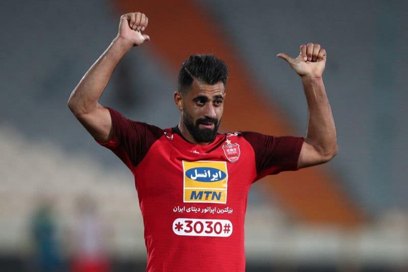 محمدحسین کنعانی زادگان تنها غایب پرسپولیس مقابل پیکان