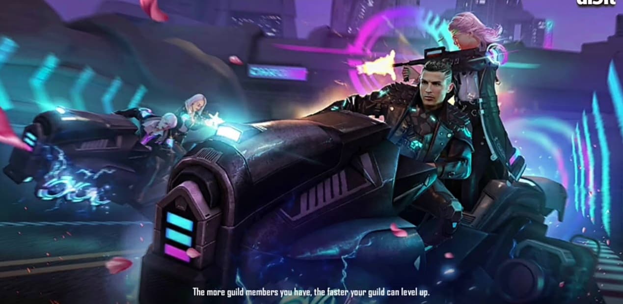 شخصیت زن و مرد کریستیانو رونالدو با نام کرونو در بازی free fire و skill شخصیت