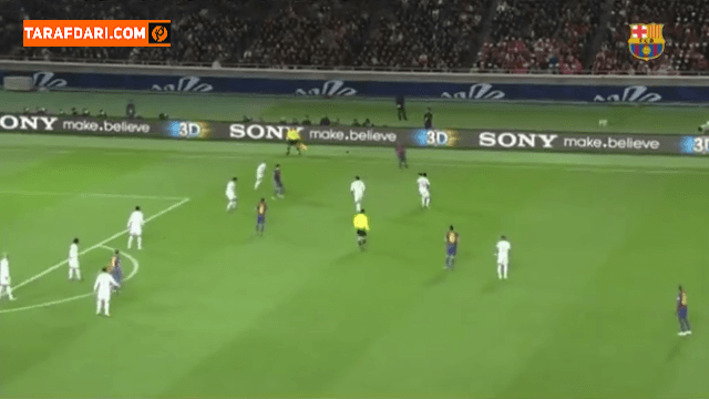 برتری 4-0 بارسلونا مقابل سانتوس با بریس لیونل مسی و قهرمانی در جام باشگاه های جهان (2011/12/18) / ویدیو