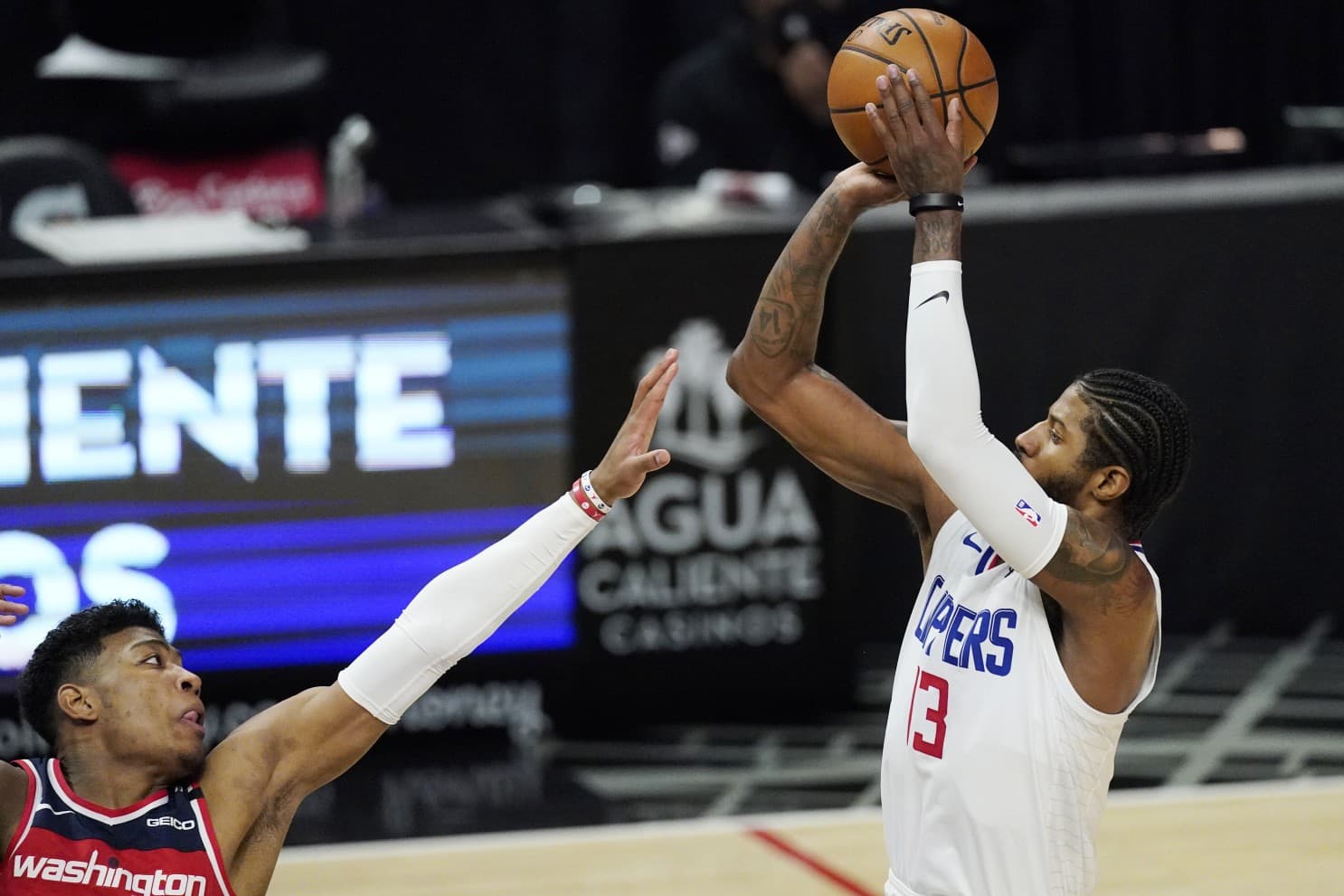 خلاصه بازی لس آنجلس کلیپرز 135-116 واشینگتن ویزاردز (فصل 2020/21 لیگ NBA)