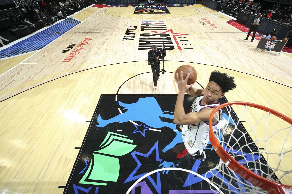 خلاصه مسابقه اسلم دانک آل استار 2021 لیگ NBA