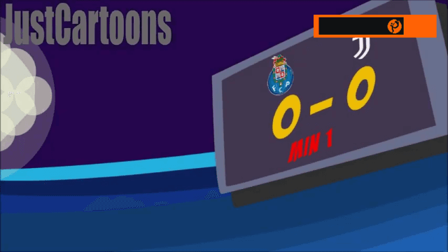 پیروزی 2-1 پورتو مقابل یوونتوس در لیگ قهرمانان اروپا به روایت کارتون / ویدیو