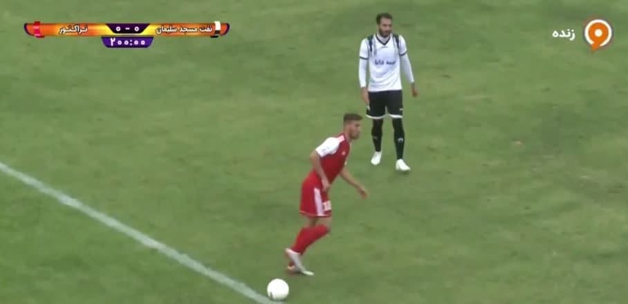 بازی نفت مسجد سلیمان و تراکتور در دقیقه 200!
