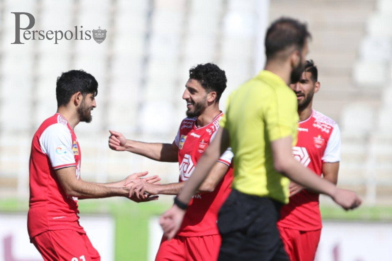 برتری یک نیمه ای پرسپولیس مقابل سایپا