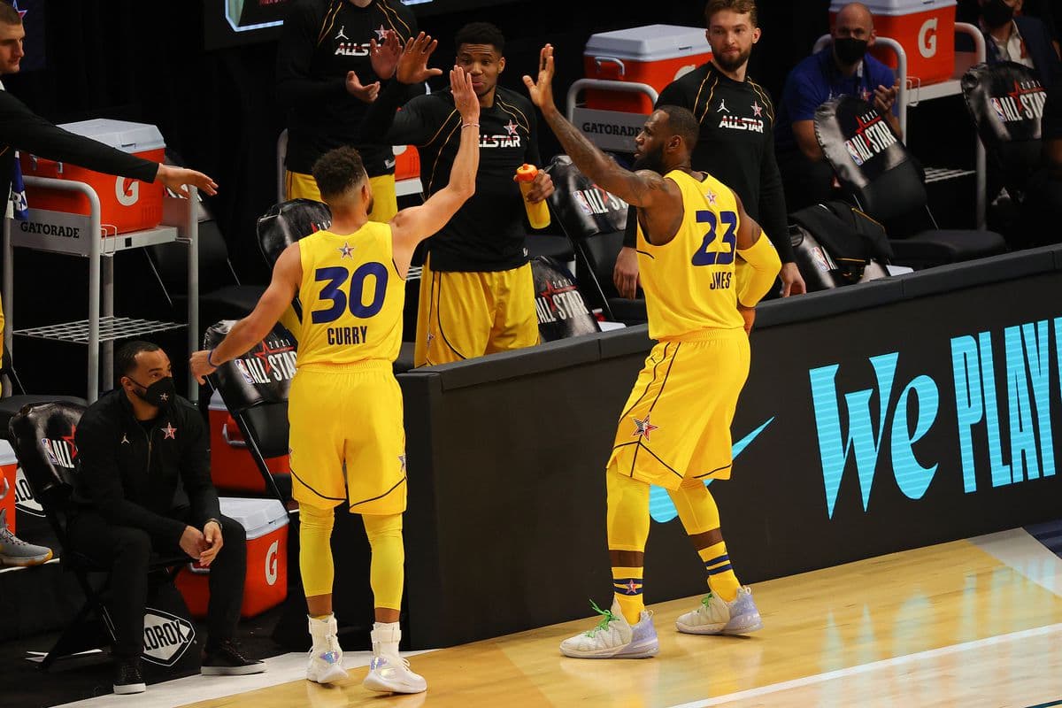 آل استار NBA | لبران جیمز: بالاخره با استفن کری همبازی شدم