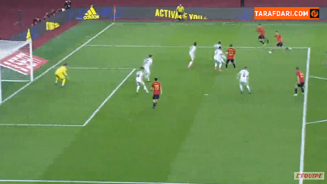 گل زیبای دنی اولمو به کوزوو (اسپانیا 1-0 کوزوو)