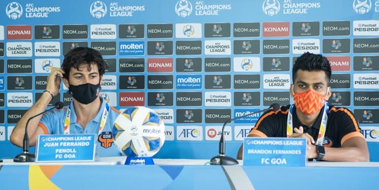 براندون فرناندس، هافبک گوا: در لیگ قهرمانان سرعت بیشتر از لیگ هند است