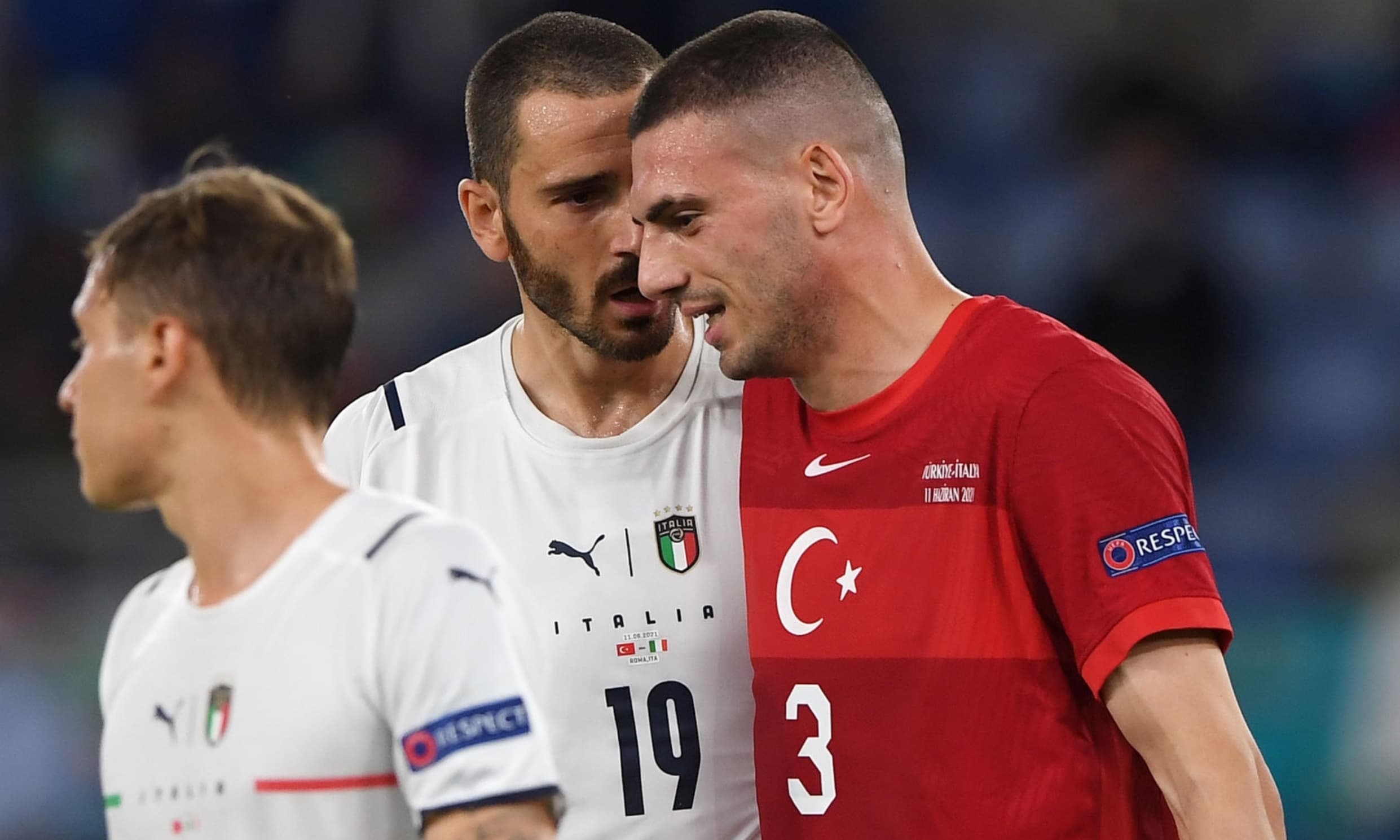 برتری 3-0 ایتالیا مقابل ترکیه، بهترین برد تاریخ آتزوری در رقابت های یورو