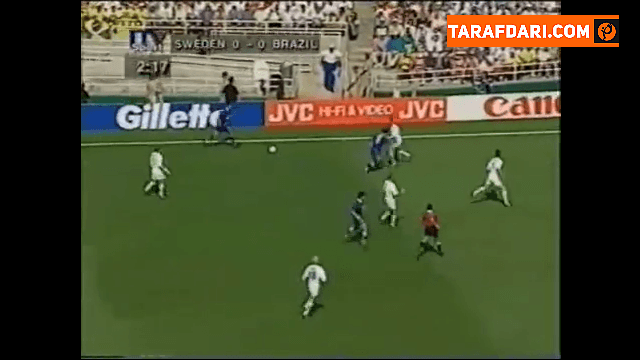 پیروزی 1-0 برزیل مقابل سوئد با گل روماریو و صعود به فینال جام جهانی (1994/7/13) / فیلم