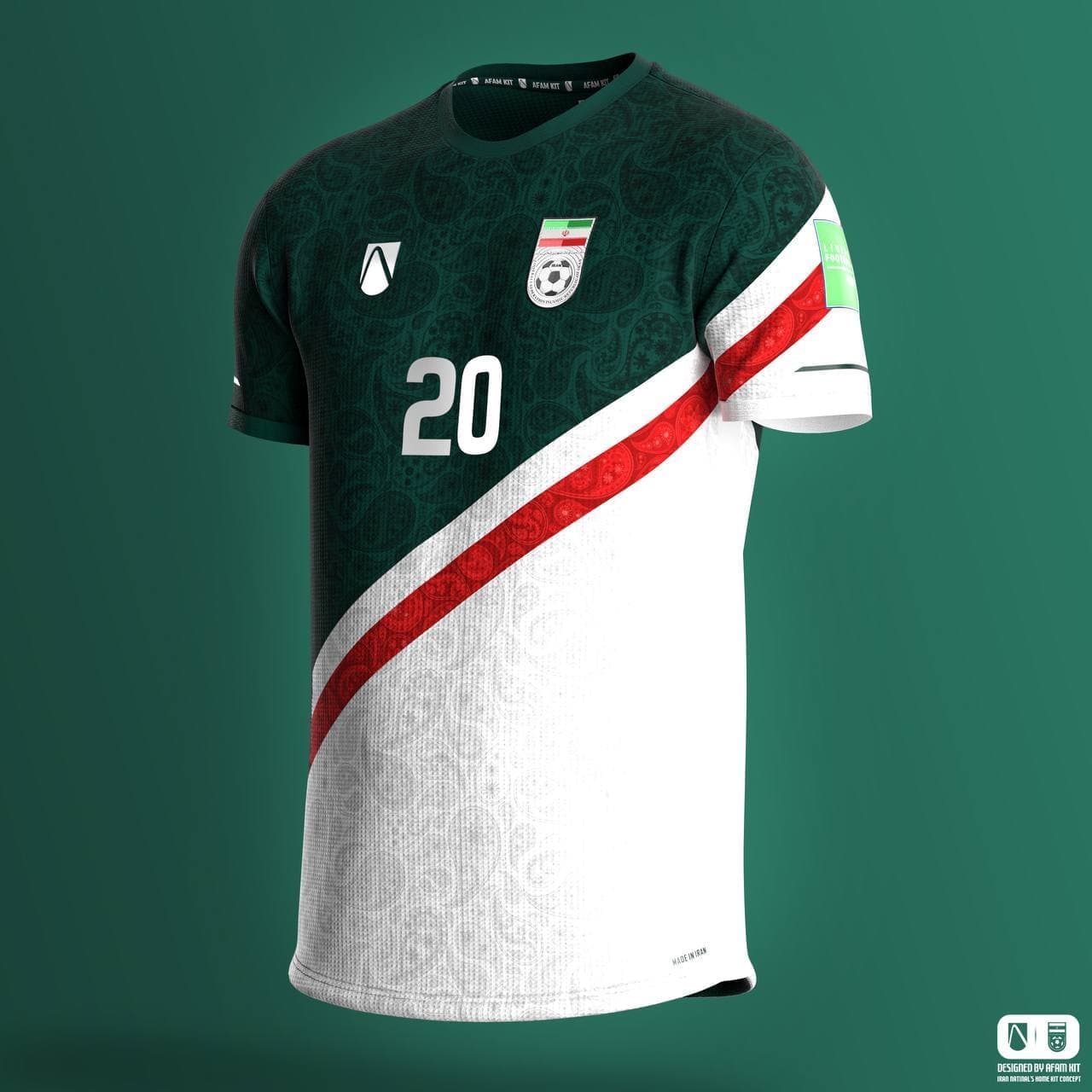 کیت پیشنهادی فوق العاده به تیم ملی ایران، پرسپولیس، استقلال، تراکتور و دورتموند توسط شرکت ایرانی