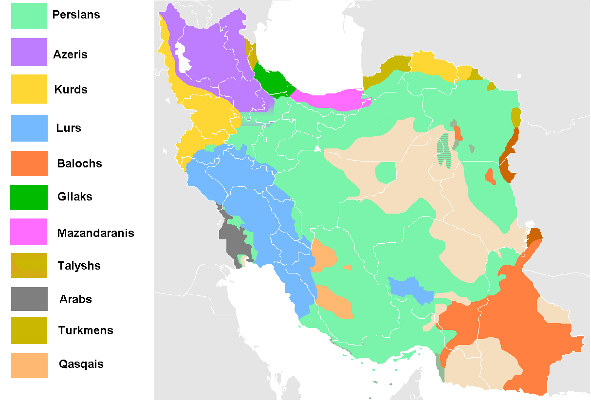 مناطق اقوام ایران